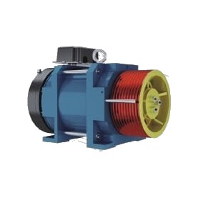 CSAG-E240A 1:6 M/S 1000 KG 10.6 KW 240 mm Kasnak 2:1 Askı Dişlisiz Asansör Motoru